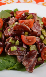 Red Bean and Sausage Salad