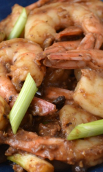 Chinese Style Shrimp with Black Bean Sauce