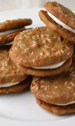 Ginger Almond Sandwich Cookies