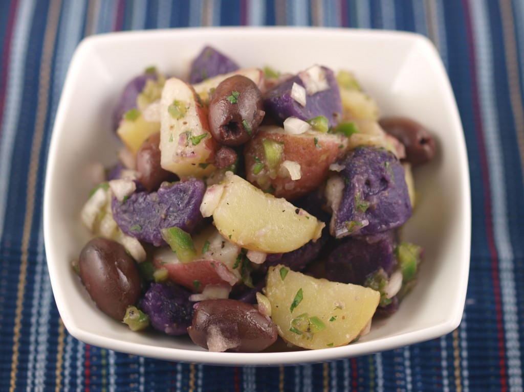 tricolor potato salad