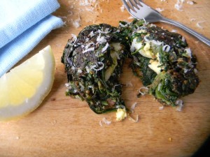 Spinach Pancake with Egg