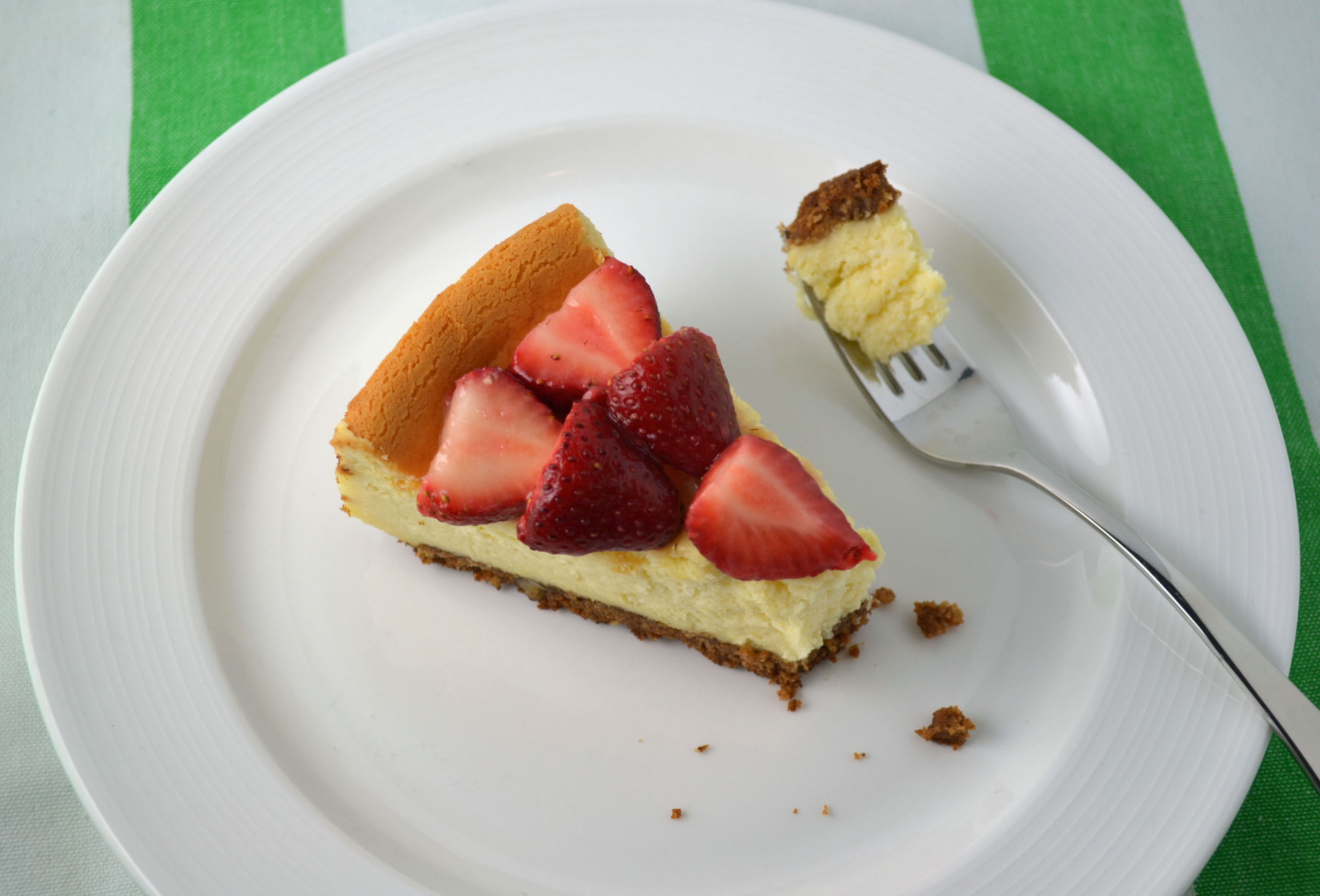 Old Fashioned Cheesecake (strawberries optional) ImPECKable Eats