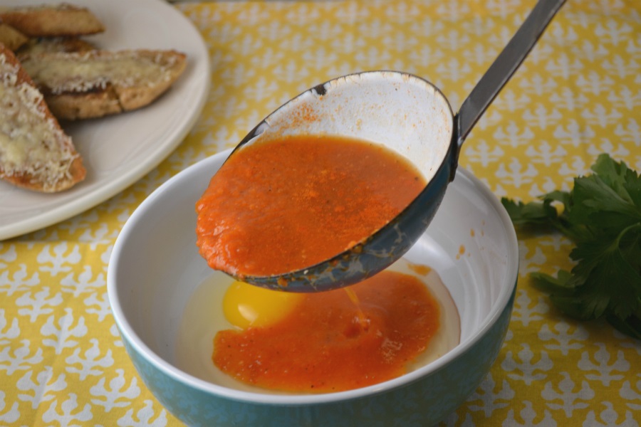 Tomato Soup with Egg