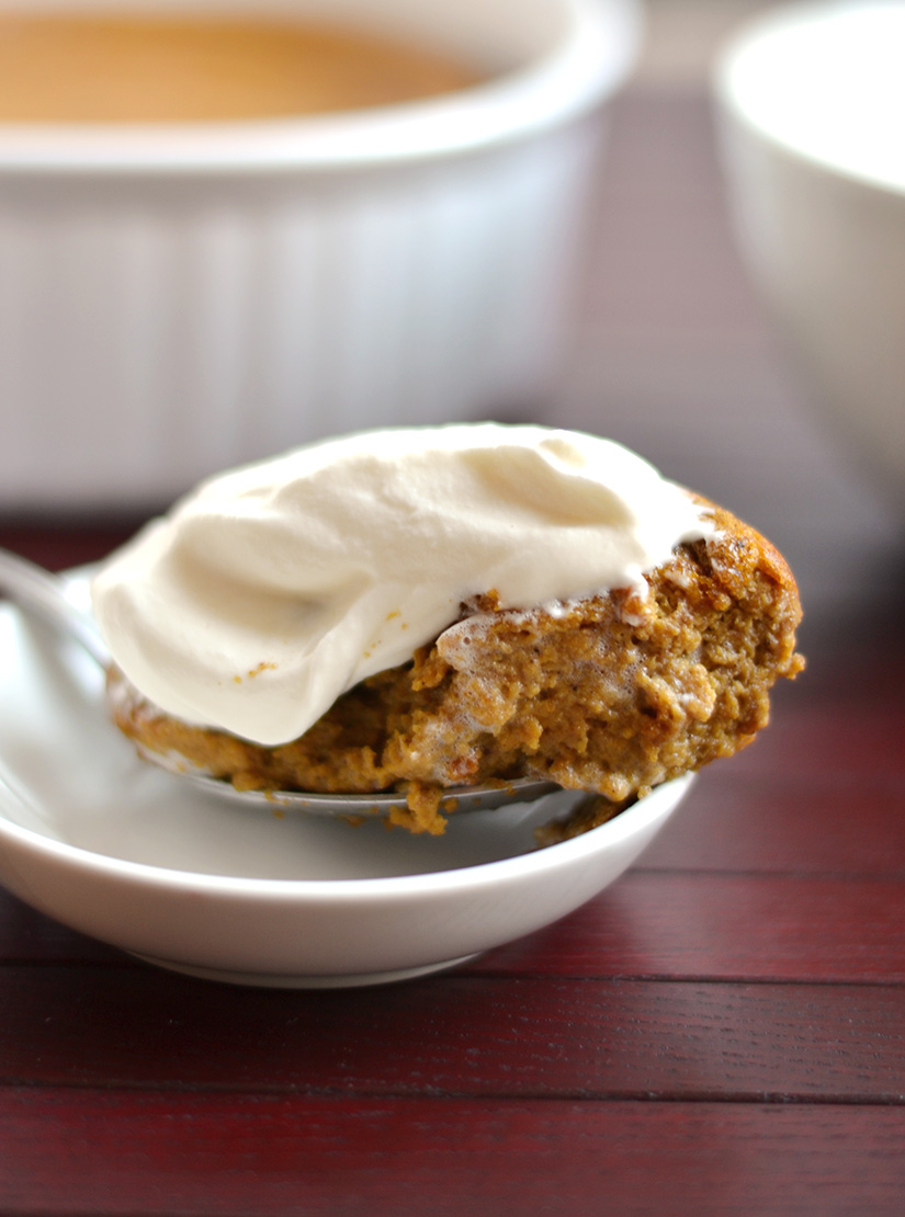 Baked Pumpkin Pudding - the best of pumpkin pie without the shell