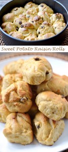 Soft Sweet Potato Rolls with Raisins | ImPECKable Eats